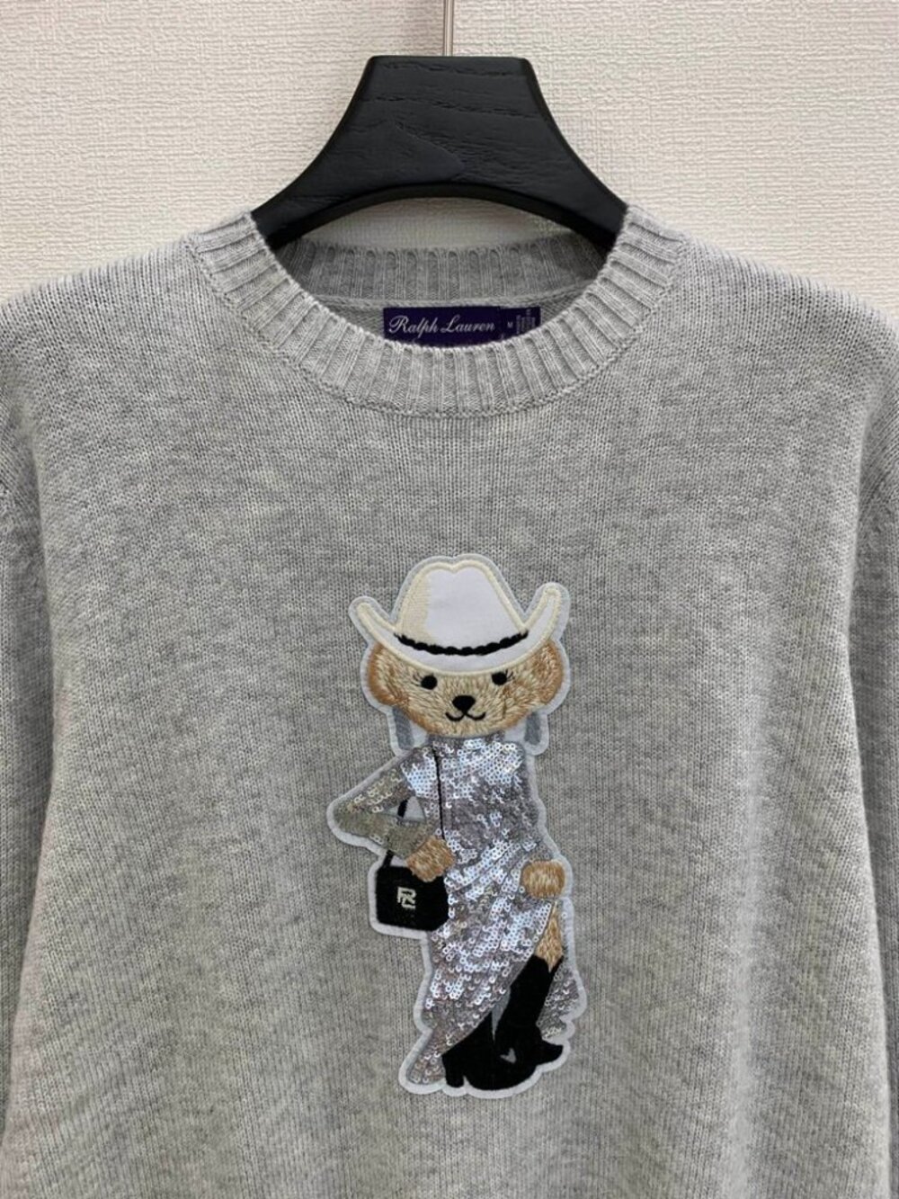 Ralph Lauren Purple Label Polo Bear Sweater - Picture 2 of 8